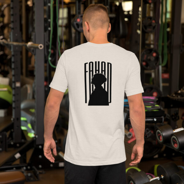 unisex-staple-t-shirt-heather-dust-back-6a7b812132b2d.jpg تيشيرت للجنسين مطبوع عليه اسم فهد بتصميم فريد